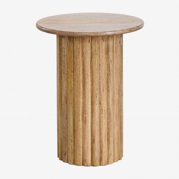 Barnet Mango Wood Side Table B - Sklum