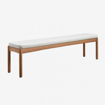 Eucalyptus Bird Wood Bench Natural Wood - Sklum