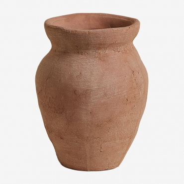 Elishia Terracotta Decorative Vase ↑25 Cm - Sklum