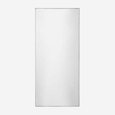 Rectangular Wall Mirror In Mdf (60x140 Cm) Vuaret Black - Sklum