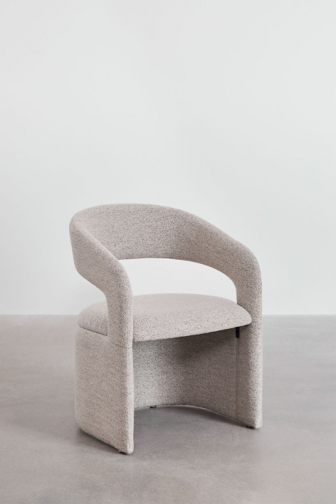 Pack of 2 upholstered Jules armchairs