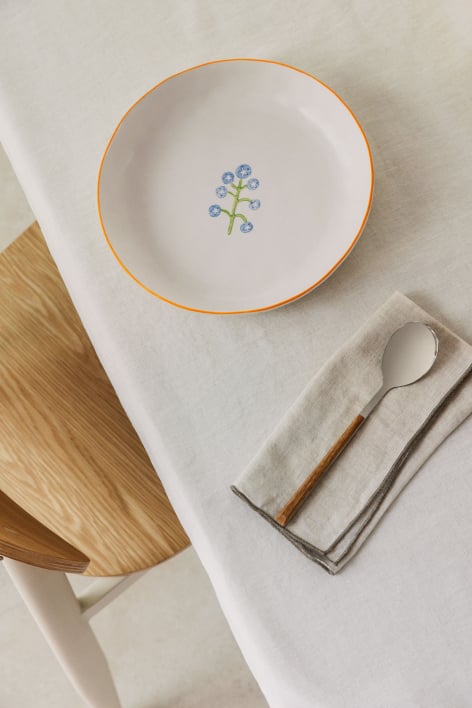 Set of 2 Marneda stoneware soup plates