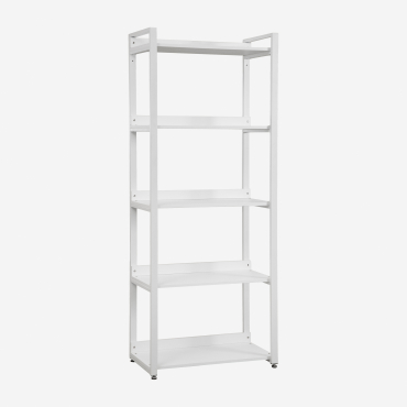 Ariaster Steel And Wood Shelf White - Sklum