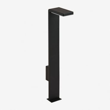 Luxore Aluminum Outdoor Led Solar Light Black - Sklum