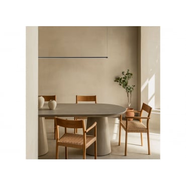 Plafonnier LED Linéaire en Métal (122 cm) Bergene SKLUM Noir