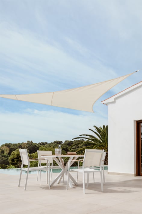 Urujula triangular sail awning
