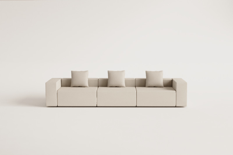 3-piece modular sofa (↔︎375 cm) Bruna