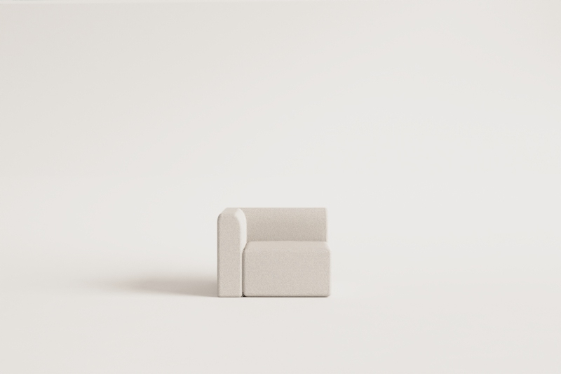 Corner module for Fogler modular sofa