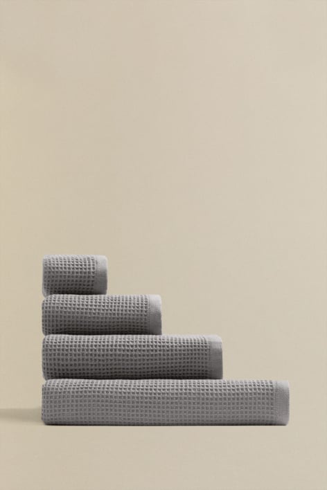 Fiorala waffle cotton towel