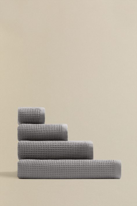 Fiorala waffle cotton towel