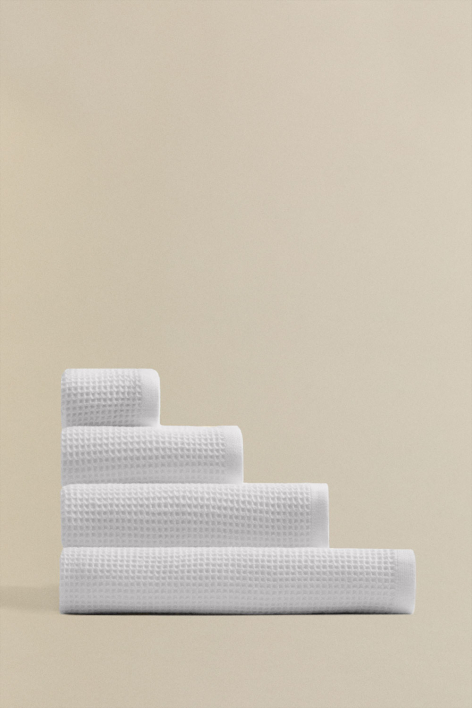 Fiorala waffle cotton towel