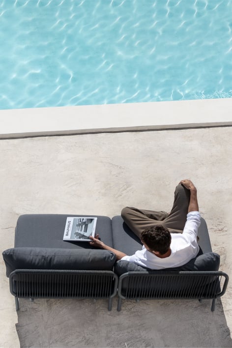 Roubly 2-Piece Modular Garden Sofa