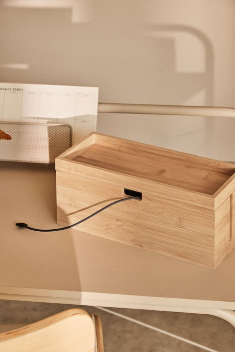Anento bamboo cable organizer
