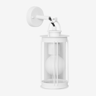Tolira Stainless Steel Outdoor Wall Lamp White - Sklum