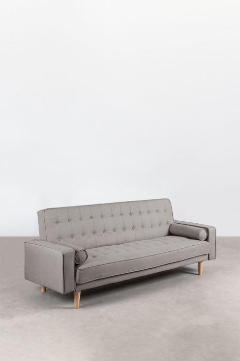 Brion 3-seater sofa bed - Linen Grey Concrete