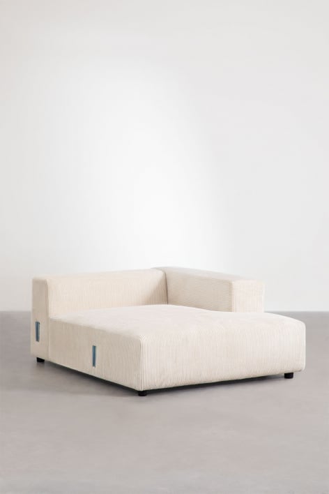 Right chaise longue module for Bruna modular sofa