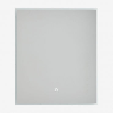 Rectangular Wall Mirror For Bathroom With Led Light And Anti-fog Riben ↔︎ 60 Cm - Sklum