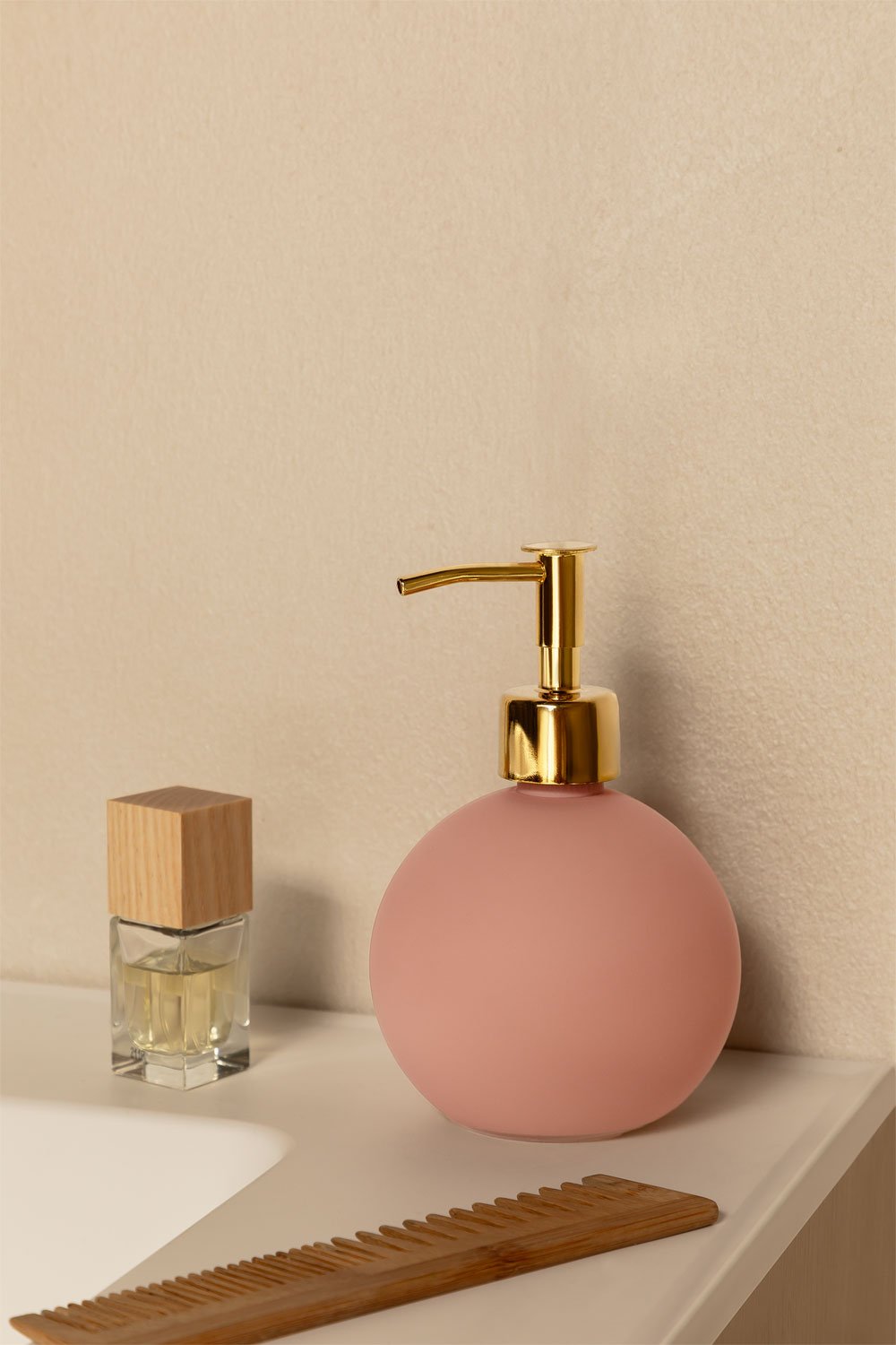 Glass Soap Dispenser Bamboi SKLUM