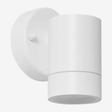 Jaxten Outdoor Wall Light In Aluminium White & ↑11,5 Cm - Sklum