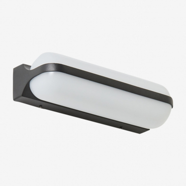 Pivaro Led Outdoor Wall Light In Aluminium With 2 Light Points Black - Sklum