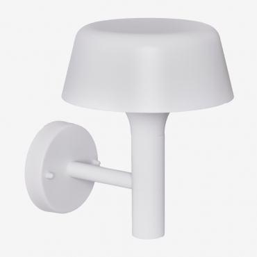 Sivano Outdoor Wall Lamp In Aluminium White - Sklum