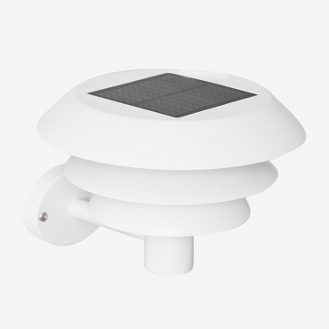 Lirano Stainless Steel Solar Led Outdoor Wall Lamp White - Sklum