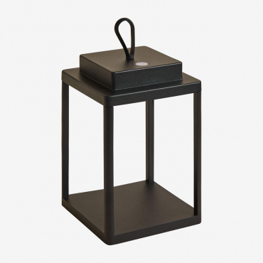 Wireless Led Outdoor Table Lamp In Aluminum Xolara Black - Sklum