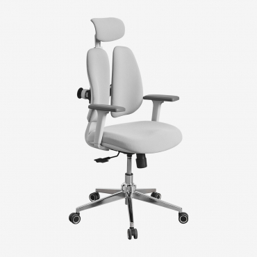 Office Chair With Wheels And Armrests Belcaire Dark Grey - Sklum