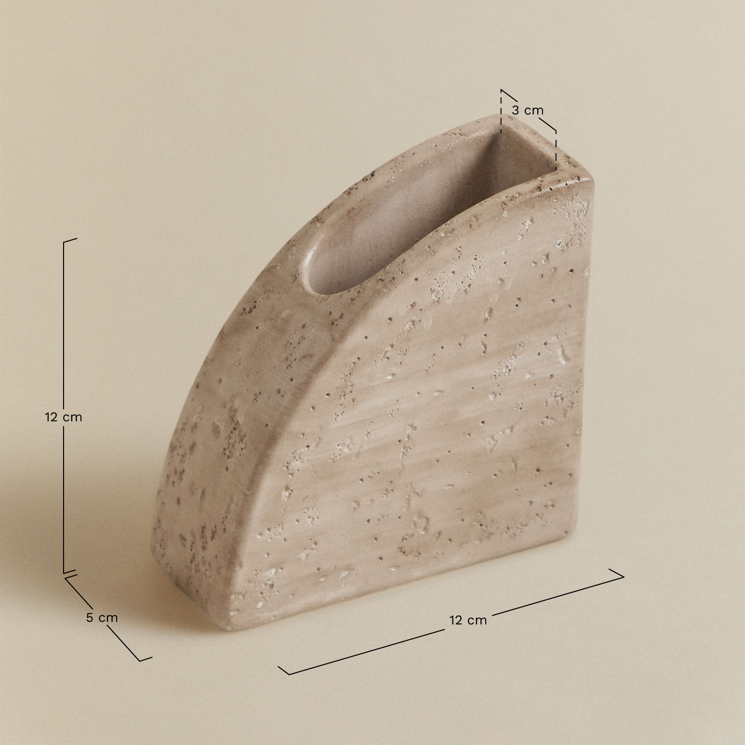 Set of 2 Coreby cement bookends, medidas