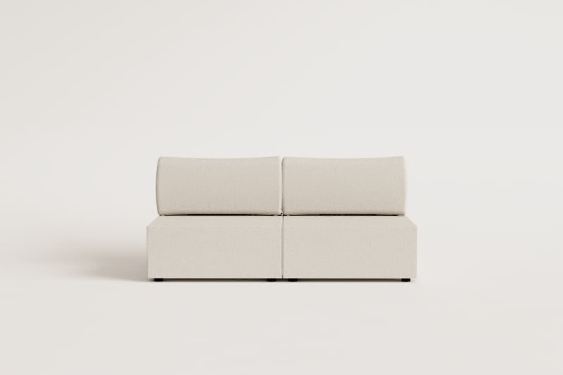 Kata 2 pcs velvet modular sofa 