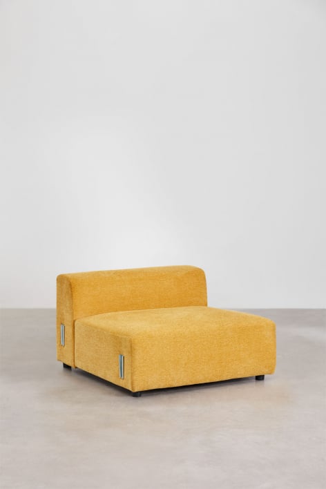 Central module 105x113 cm for Bruna modular sofa - Mustard Chenille