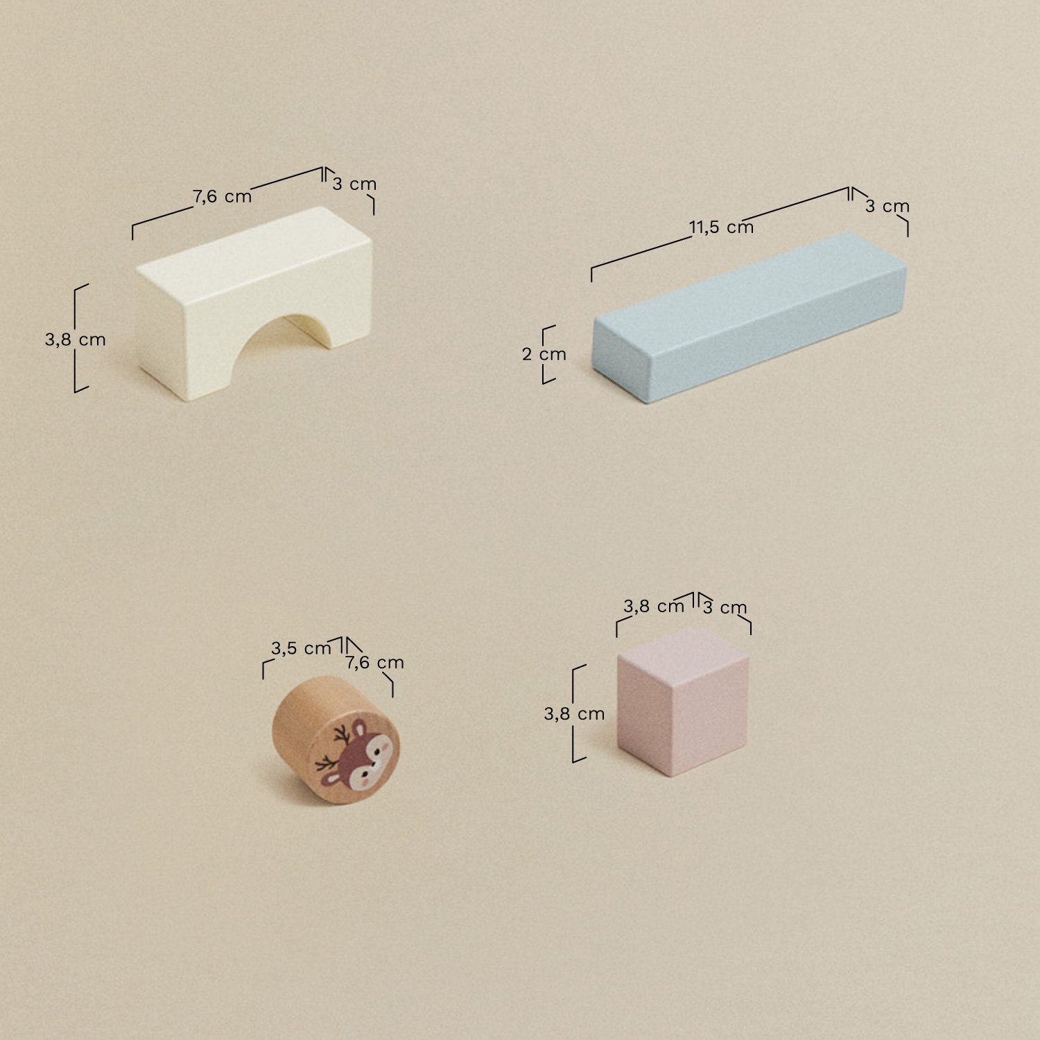 Soriento kids multi-activity wooden walker cart, medidas