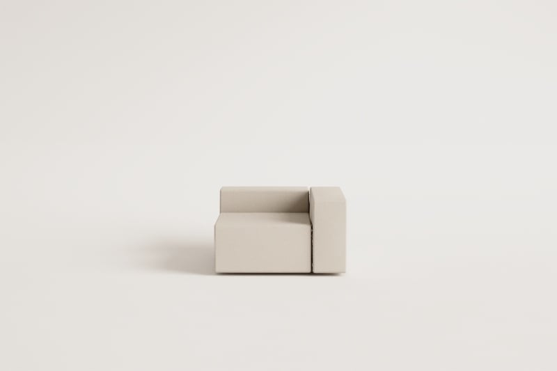 Right corner module (115x113 cm) for Bruna modular sofa