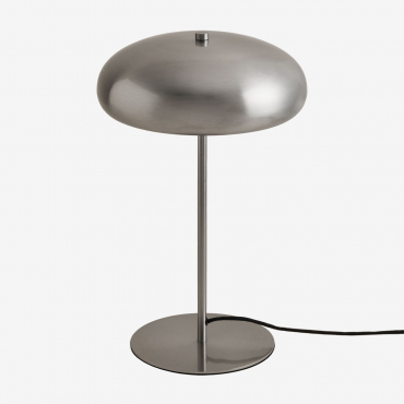 Hilma Metal Table Lamp Grey Brass - Sklum