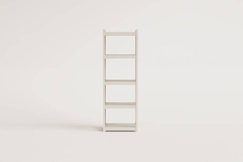 5-Shelf Steel Shelving (180x60 cm) Crenzi