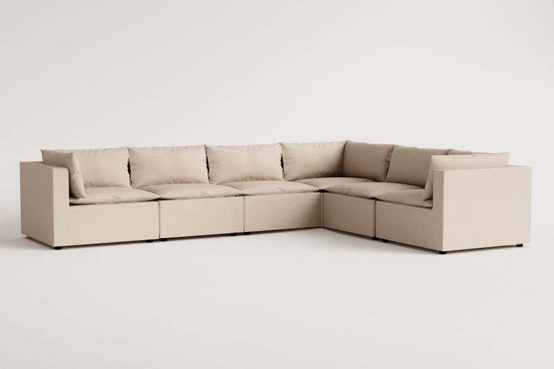 Estefan Style 6 piece Modular Sofa  