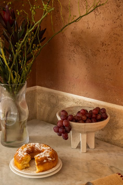 Maryse decorative cement bowl