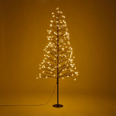 Dorvin Led Christmas Tree In Iron Warm White 3000k & ↑180 - Sklum