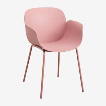 Lynette Garden Chair Light Pink - Sklum