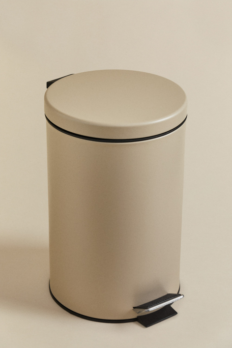 Eiden Pedal Bin with Lid - Tapioca Beige