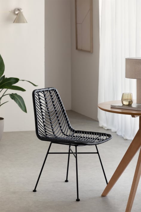 Gouda Colors synthetic rattan dining chair