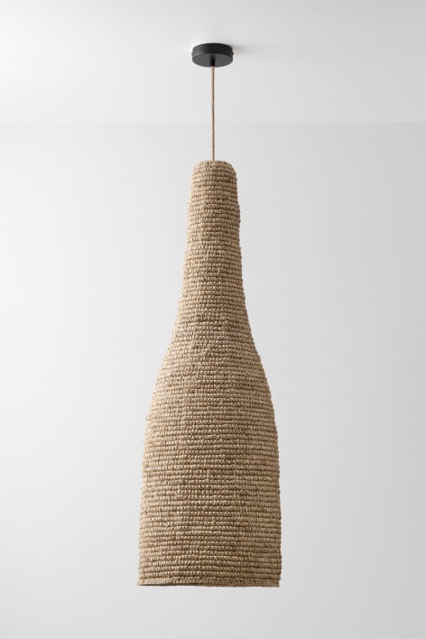 Jessica pendant ceiling lamp - Natural - Black