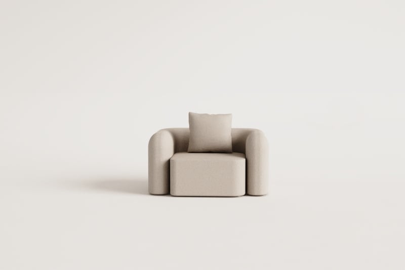 Coco chenille armchair