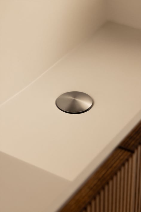 Orveta Click-Clack Stainless Steel and Brass Sink Drain Valve