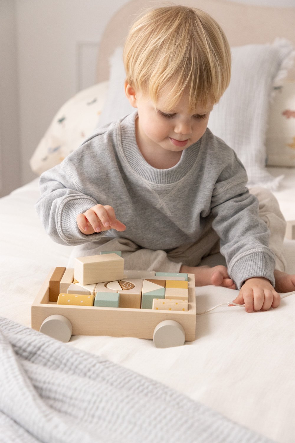 Childrens wooden play blocks discount