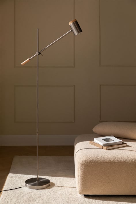 Adjustable floor lamp in iron Amaranto