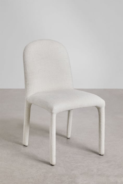 Pack of 4 dining chairs in Riga fabric