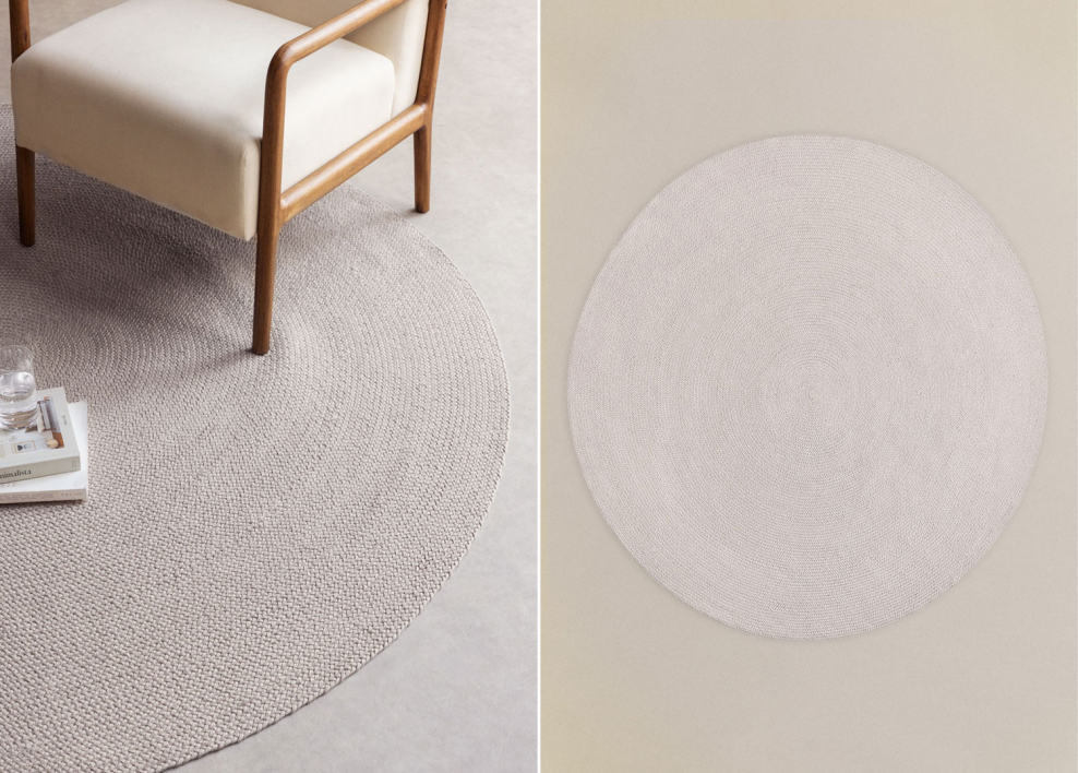 Round polypropylene rug (Ø200 cm) Lisandra