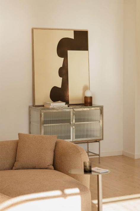 Decorative painting 100x120 cm with relief Eines