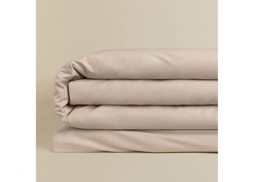 Lesia 180 thread count percale cotton duvet cover